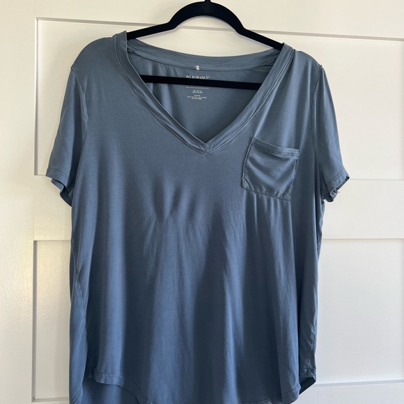 Posh Peanut Blue Relaxed Short Sleeve Tee - Picture 1 of 2